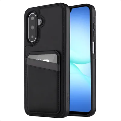 Image de imoshion Coque arrière avec porte-cartes et support pour Samsung Galaxy A17 (5G) / (4G) - Noir