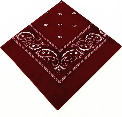 Obrázok produktu pre Go Go Gadget – 100 % bavlna – bandana – krajková zásterka – 55 x 55 cm – bordó