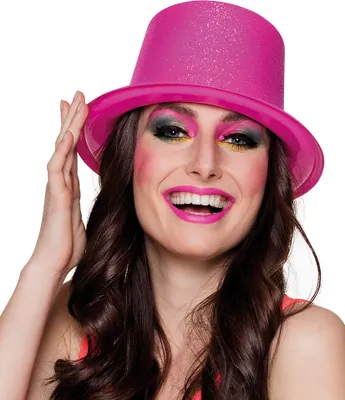 Immagine prodotto di cappello glitter unisex rosa neon taglia unica
