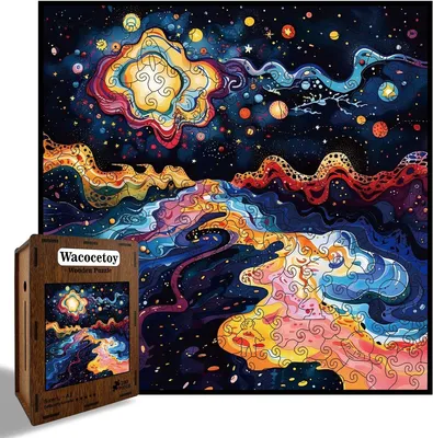 Produktbild von Holzpuzzle Kunstmotiv 280 Teile – Kreatives Puzzle für Erwachsene