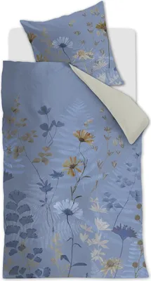 Produktbild von Beddinghouse Mako-Satin Bettwäsche-Garnitur Nala Farbe Blau Größe 135x200+80x80