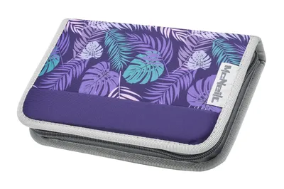 Image de McNeill trousse à crayons Pencil Case with Pens Dschungel pourpre