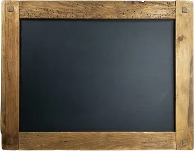 Produktbild von 1x Wand-Kreidetafel "Vintage" 100x56cm