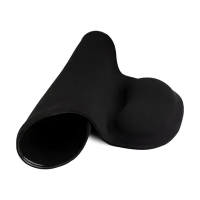 Produktbild von Savio MP-01B mouse pad black, Schwarz, Einfarbig, Handgelenkauflage
