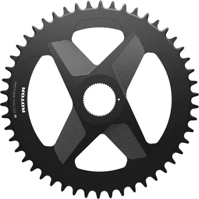 Produktbild von Rotor Round Ring Kettenblatt 1x DM Alu schwarz Ausführung 48T