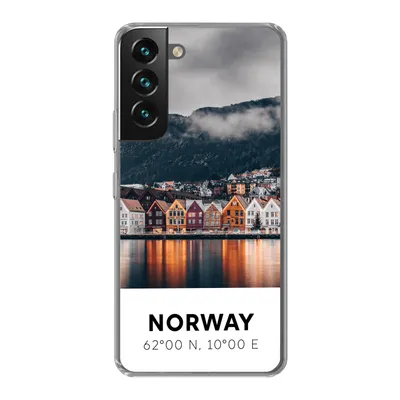 Produktbild von MuchoWow® Handyhülle Schutzhülle Hülle für Samsung Galaxy S22 Plus Norwegen - Skandinavien - Bergen - Winter Silikon Softcase Handy Hülle - Schutzabdeckung