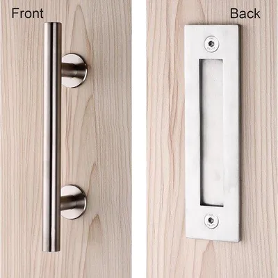 Produktbild von Türgriff gebürstetes Aluminium - WC-Badkamer-Set