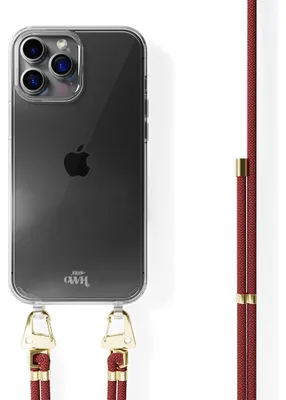Produktbild von Red Rules Transparant Cord Hülle  - Kompatibel mit iPhone 16 Pro