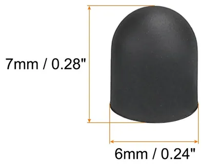 Produktbild von 15 Stš¹ck Stylus Stiftspitzen Leitf?hig Silikon Gummi Kapazitiv Touchscreen Stifte Spitze Weich Universal Ersatz 6mm