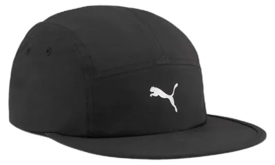 Produktbild von Puma Ess Running 5 Panel Kappe Schwarz Schwarz One Size