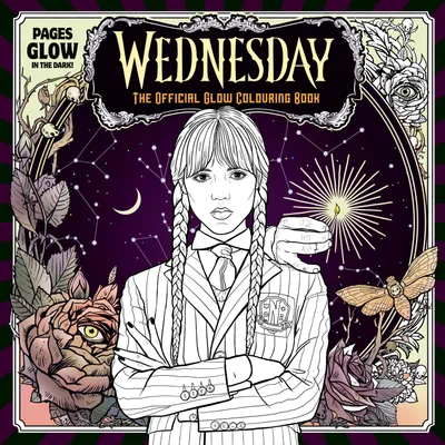 Produktbild von Wednesday: Official Glow Colouring Book