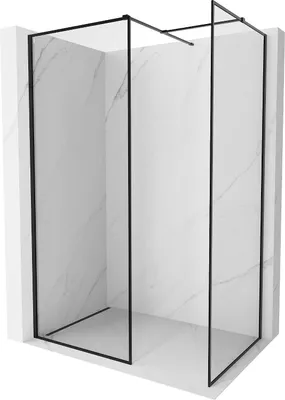 Immagine prodotto di Mexen Kioto-F Pannello doccia Walk-in con cornice 105 x 100 cm, trasparente 8 mm, nero - 800-105-202-04-70-100