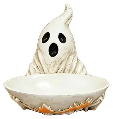 Productafbeelding van Spookbeeld-beeldje, griezelige decoratie, snoephouder, WIT