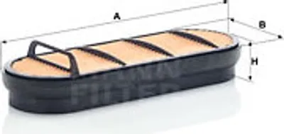 Obrázek produktu pro Vzduchový filtr MANN-FILTER CF 30 100