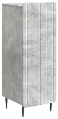 Immagine prodotto di Credenza vidaXL grigio cemento 34,5 x 33 x 92 cm in materiale composito