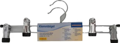 Produktbild von 2er Kleiderbügel mit Clips EUROHOME®