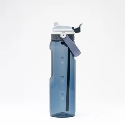 Produktbild von Kambukka Dupla Tritan Trinkflasche 1000 ml Coastal Rock mit Strohhalm und Trinköffnung