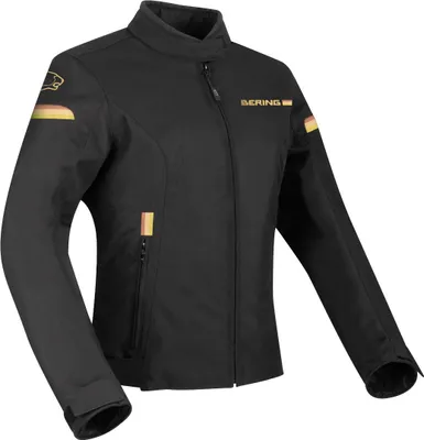Obrázok produktu pre Bering Riva dámska textilná bunda na motorku, čierna/oranžová, 40