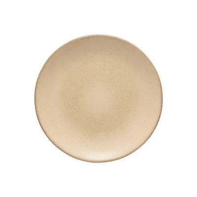 Imagen del producto de Casafina, plato para servir de arenisca, 28 cm, color arena, cerámica. Plato plano