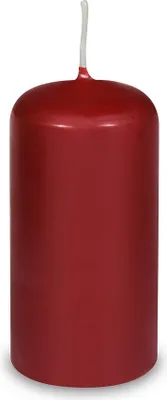 Obrázok produktu pre Sviečka valcovitá bordová 60 x 120 mm