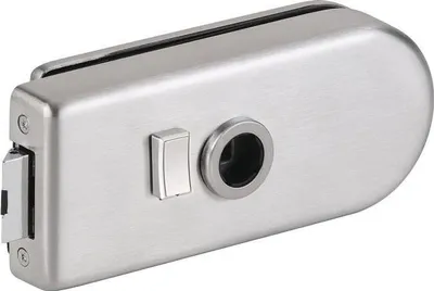Zdjęcie produktu dla Zamek szklany Venezia 6016F, aluminium i stal nierdzewna matowa (60), przycisk spłukiwania z tyłu, DIN lewa/prawa