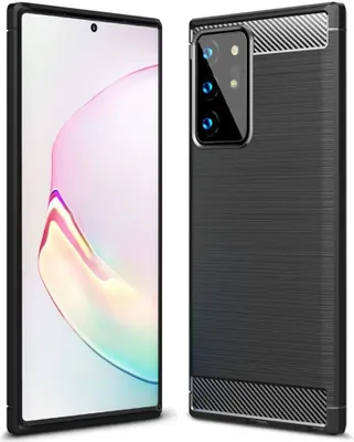 Produktbild von Schutzhülle Handyhülle für Samsung Galaxy Note 20 Ultra Case Cover Carbon Optik Grau