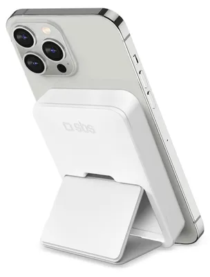 Produktbild von SBS Magnetische kabellose 5000-mAh-Powerbank mit Standfunktion