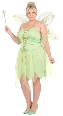 Produktbild von Plus Size Feenkostüm für Damen grün - XXL