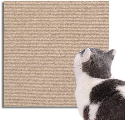 Obrázek produktu pro Samolepicí podložka na stěnu pro kočky, škrabadlo pro kutily, khaki, 40 x 100 cm