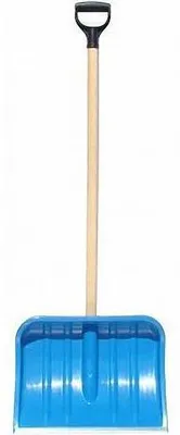 Produktbild von Schneeschieber Schneeräumer 44cm mit Holz Stiel und D-Griffe 44cm / 130cm / M-2 / 3706