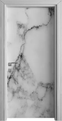 Produktbild von Tür Selbstklebende 90x210 cm Türfolie Türtapete Klebefolie - weiss Marmor