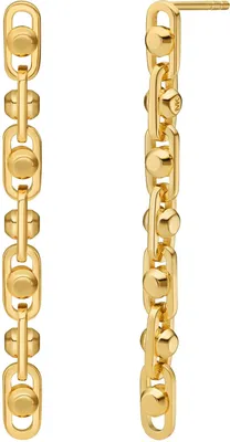 Zdjęcie produktu dla Michael Kors MKC171000710 Kolczyki damskie Astor srebro próby 925 złoty odcień