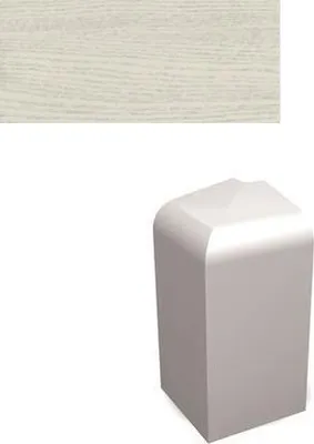 Produktbild von HZ Sockelleiste SLF 2000 Außenecke (nur mit Schelle 2152) Esche weiß 2042