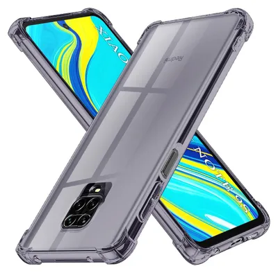 Zdjęcie produktu dla Techsuit Shockproof Etui na Xiaomi Redmi Note 9S Note 9 9 - dymno-czarne