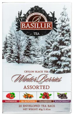 Productafbeelding van Basilur Winter Berries theezetjes - 20 stuks.