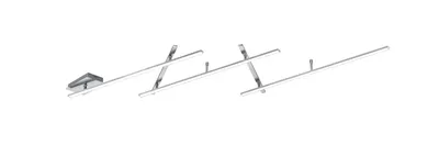 Produktbild von LED-Deckenleuchte - Nickel matt - Metall - B 245 cm - dimmbar