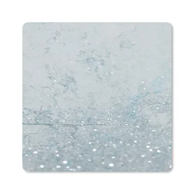 Produktbild von MuchoWow® Mauspad Mousepad Marmor - Blau - Glitter 30x30 cm - Mousepads - Maus Mat - Pad - Mausunterlage - Gaming