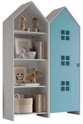 Produktbild von VIPACK - CASAMI BRUGES Set 2-tlg. best. aus: Regalschrank, Schrank 1-trg. mit Front in Blau