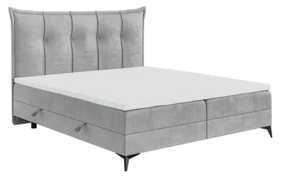 Produktbild von Design Doppelbett Schlafzimmer Textil Möbel Modern Luxus Bett Boxspringbett