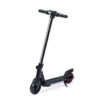 Produktbild von Kinder Elektroroller, 150W E-Scooter für Kinder, 16 km/h Kinderroller mit LED-Anzeige, RGB-Licht, Frontlicht, Doppelbremse, klappbar, 6,3 Zoll Vollgum