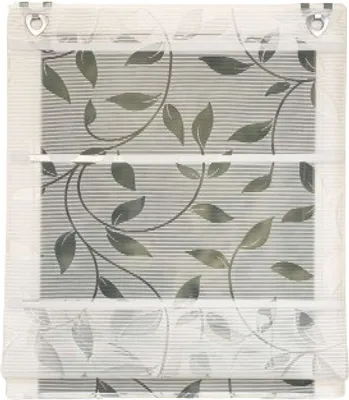 Produktbild von Home Wohnideen Magnetrollo Bambus 130 x 60 cm weiß