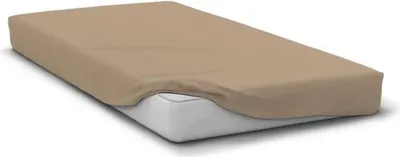 Produktbild von Spannbettlaken aus Mikrofaser, 82 g, 90 x 190 cm, 30 cm tiefe Tasche, Beige