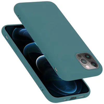 Immagine prodotto di Cadorabo custodia protettiva per Apple iPhone 12 / 12 PRO custodia in verde cellulare Custodia Cover TPU Etui