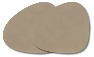 Produktbild von LIND DNA Tischset L Nupo 2-er Set Clay Brown