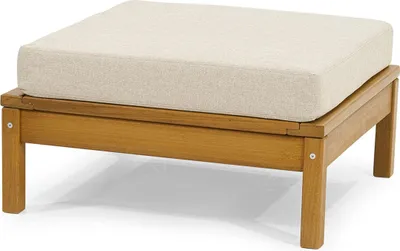 Image de Tabouret de jardin moderne Marron Meubles de jardin nobles Coussins luxueux