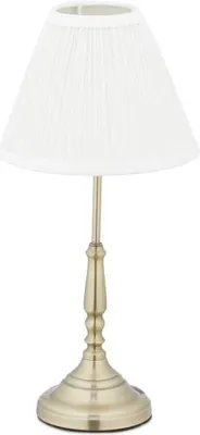 Image de Lampe de table or blanc