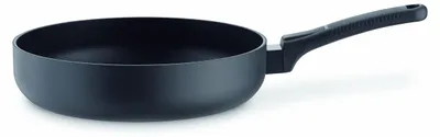 Hochrandpfanne 24 cm Alu schwarz, keramische Antihaftbeschichtung, Induktion