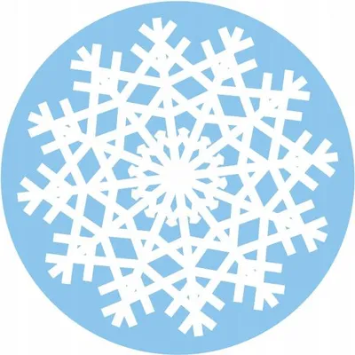 Produktbild von Weihnachts-Schneeflocken-Aufkleber, 10 Stück