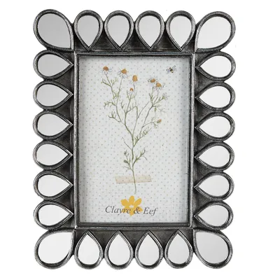 Immagine prodotto di Cornice per quadri Clayre & Eef 10x15 cm in poliresina nera