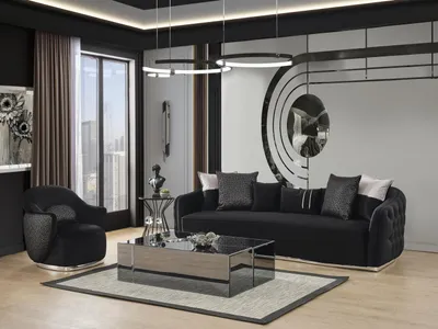 Produktbild von Sofagarnitur Sofas 41 Sitzer Luxus Couchtisch Garnitur 3tlg Couch Set